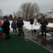 Открытие спортивной площадки в деревне Сенино