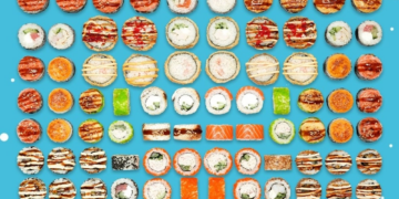 🎉 Сет “Праздничный” — абсолютный рекордсмен по числам! 🍣